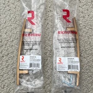 Richelieu curved cabinet pulls NWOT